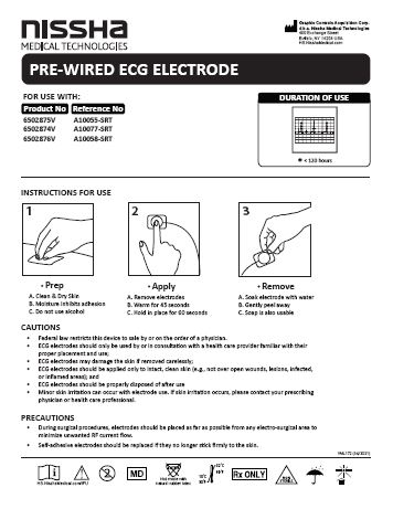 <p>Prewired ECG Electrode</p>