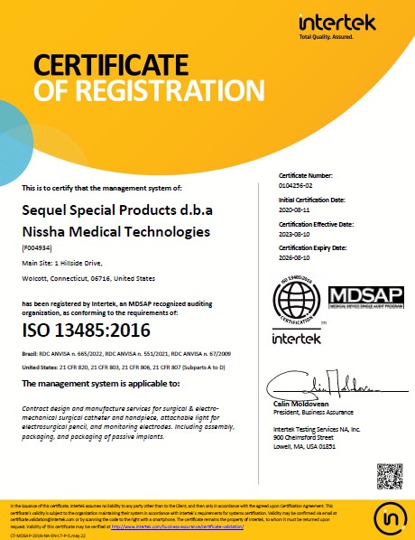 <p>ISO 13485:2016</p>